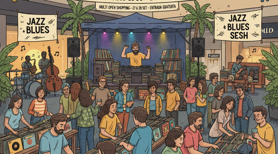 Leia mais sobre o artigo Alô, Florianópolis: Feira de Vinil com Raridades e Sonzera no MULTI Open Shopping