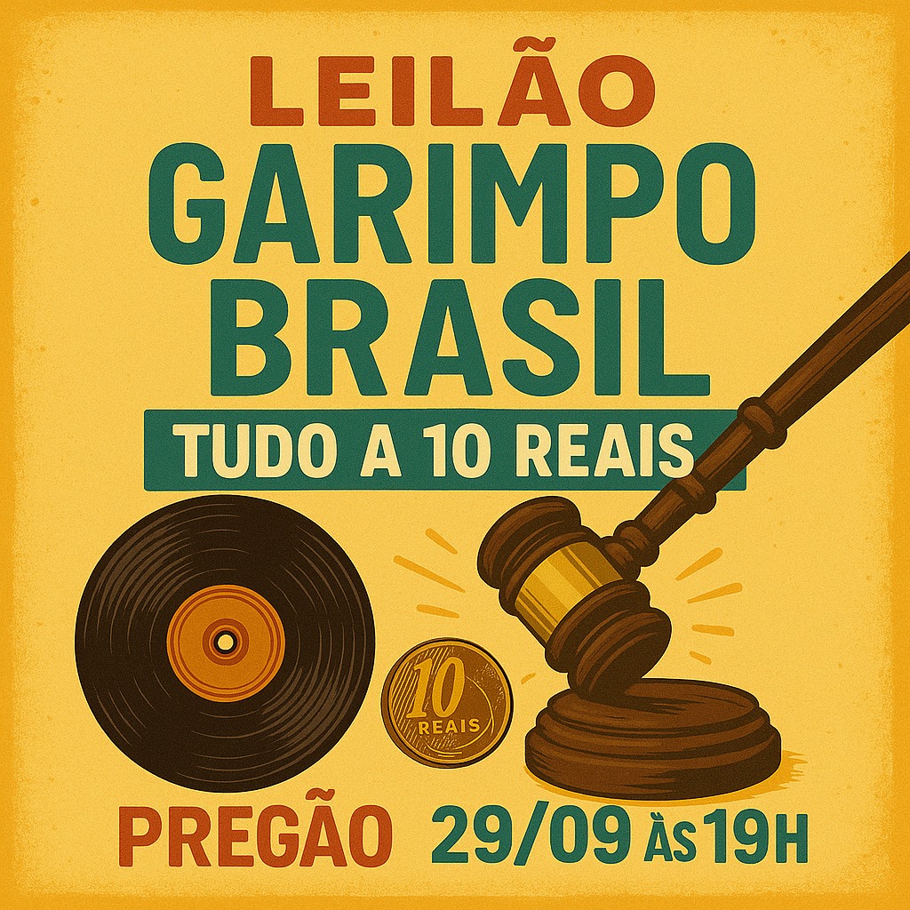 Leia mais sobre o artigo 🎶 Garimpo Brasil: o pregão do Vinil por apenas R$10! 🎶